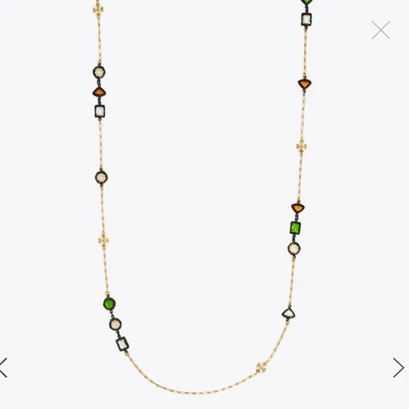 New Tory Burch ROXANNE DELICATE LONG NECKLACE - Picture 4 of 15